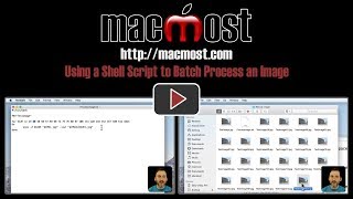 Using a Shell Script to Batch Process an Image (#1588)