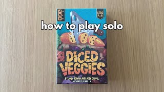 How to Play Diced Veggies SOLO (Single Player) | Explained in 2 Minutes