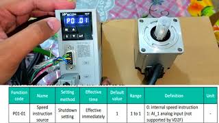 Servo Motor Speed control || Speed control mode #wecon