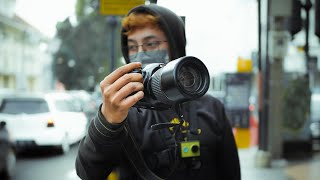 NYOBAIN LENSA TELE TERMURAH || STREET PHOTOGRAPHY WITH NIKON D3100