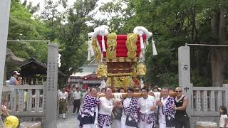 平成27年６月14日 東大阪市【吉田春日神社】奉祝奉告祭　宮出