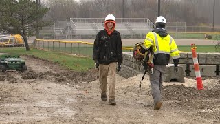 Detwiler Park baseball field renovations underway after significant delay