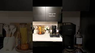 Setup my new coffee bar \u0026 kitchen corner🤎☕️🤎 #coffee #coffeebar #asmr #shorts #unboxing #kitchen