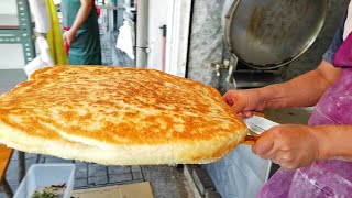 Taiwanese Street Food - Giant Scallion Pancake