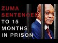Zuma must go to jail for 15 months - ConCourt; EOH sues graft-tainted founders for billions