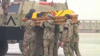 Good-bye to three fallen Bundeswehr comrades in Afghanistan in Mazar-e-Sharif