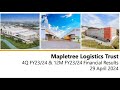 Mapletree Logistics Trust 4q Fy 23/24 And Full Year Results (7 May 2024)