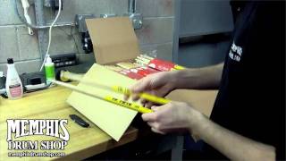 Vic Firth Signature Series - Carter Beauford Wood Tip Drumsticks Unboxing