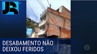 Construção irregular de três andares desaba na grande São Paulo