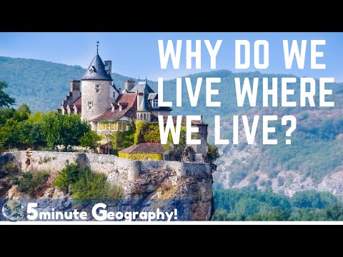 How does the physical geography of a place affect human life?