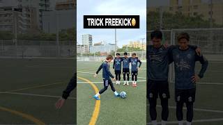 Japanese youth player's TRICK FREEKICK😳#shorts #football #soccer #footballskills #soccerskills