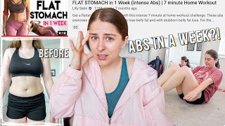 I Tried Lily Sabri's Flat Stomach in 1 Week Challenge & Here are My REALISTIC Results!
