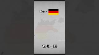 Evolution of Germany  🇩🇪 #geography #history #germany #shorts #map #flag #viral #empire
