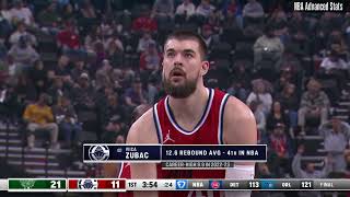 Ivica Zubac 12 pts 10 reb 2 stl vs Milwaukee Bucks | 2025-01-25