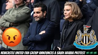 Newcastle United SAUDI ARABIA OWNERS RECEIVE BACKLASH from a fan group !!!!!