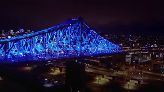 Le pont Jacques-Cartier s'allume!