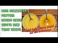 Tips dan Cara melelehkan mentega yang benar supaya bolu tidak kering dan seret ditenggorokan