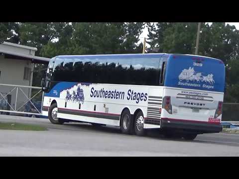Prevost H3-45 at Columbia, SC Greyhound Bus Station Prevost H3-45 at Columbia, SC Greyhound Bus Station