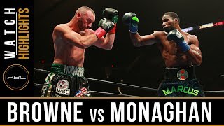 Browne vs Monaghan HIGHLIGHTS: July 15, 2017 - PBC on FOX