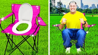HOW TO MAKE A TOILET FOR EMERGENCY SITUATIONS | CRAZY PARENTING HACKS EVERYONE NEEDS TO TRY PART 2!