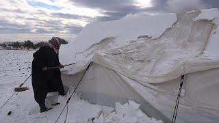 مخيمات اعزاز تستغيث بعد تضررها الشديد من العواصف