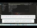 How to Turn GitHub Copilot Suggestions On/Off in VS Code