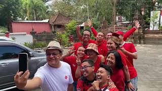 KESERUAN SEMARAK KEMERDEKAAN RI KE -79 di Kantor Telkomsel Renon Bali