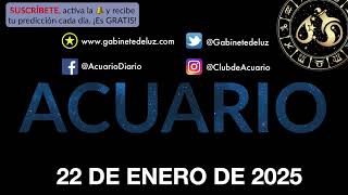 Horóscopo Diario - Acuario - 22 de Enero de 2025.