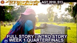 Flau'jae 14 year old Rapper  FULL STORY / INTRO STORY America's Got Talent 2018 QUARTERFINALS 1 AGT