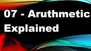 java tutorials urdu NFN 7 arithmetic operations explaination