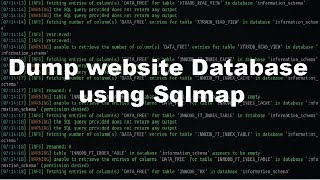 Web Application Penetration Using Sqlmap | Kali Linux 2021 | Educational Purpose Video