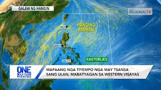 One Western Visayas: Mapaang nga tiyempo nga may tsansa sang ulan, mabatyagan sa Western Visayas