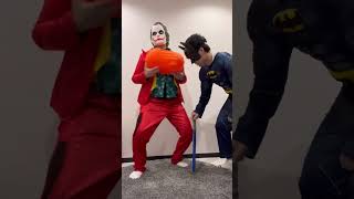 NINJYABOYS funny video 😂😂😂｜Dancing Old Man - Batman Version 😂#shorts