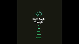 "How to Create a Right-Angle Triangle Pattern in Python | Step-by-Step Tutorial"