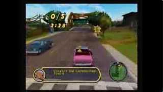 The Simpsons Hit and Run - Level 1: All Missions (Playstation 2)