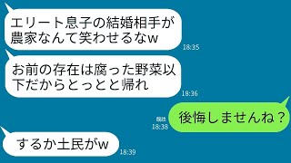 結婚の挨拶で実家が農家だと知った婚約者の父が腐った玉ねぎを投げて追い返した。「汚い土民に息子は渡さない」と言って。→ その後、婚約破棄を望んだのに義父から大急ぎで連絡が来た。