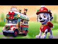 the wheels on the bus u0026 paw patrol pups save christmas holiday party w nick jr. heroes 🎅 🚌