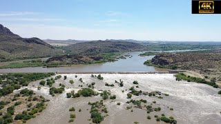 Orange River Flood. Neusbergdam near Kakamas \