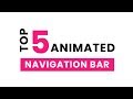 Top 5 Stunning Navigation Bar with Source Code