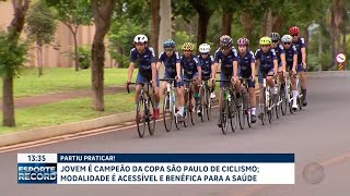 Jovem de 18 anos de Ribeirão Preto é campeão da Copa São Paulo de Ciclismo