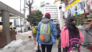 【4K散歩動画】Walkking around  Ikebukuro east exit 池袋東口　散歩　休日は人だらけ