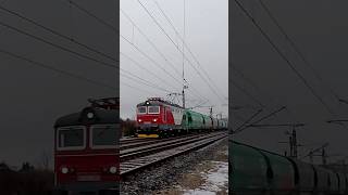 242 288 New RTH Plehács \u0026 240 033 LokoTrain laminat grain freight train Tárnok Hungary