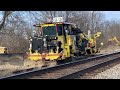 first trains after christmas csx maintenance of way equipment zone fast trains in walton kentucky