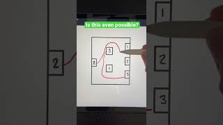 Tricky Math Puzzle Connecting Lines #shorts #maths #math #mathematics #puzzle #riddle