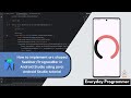 How to implement arc shaped Seekbar/ProgressBar in Android using java | Android Studio tutorial