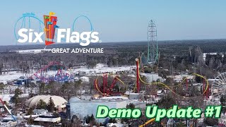 Six Flags Great Adventure | Demolition Update | February 2025