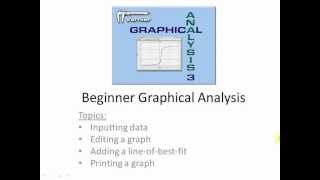 Beginner Graphical Analysis Tutorial