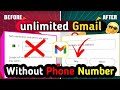 how to create unlimited Gmail account without number verification |unlimited Gmail kaise banaen 2024