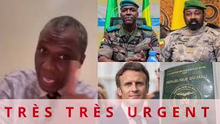 TRÈS TRÈS URGENT : SÉKOU TOUNKARA VS ASSIMI GOÏTA, ABDOULAYE MAÏGA ET EMMANUEL MACRON