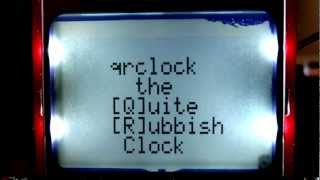 qrclock - the Quite Rubbish clock